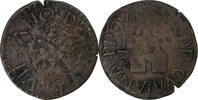 Guyana 1/2 Réal Ferdinand VII, Royalist coinage, Copper, KM:41 -