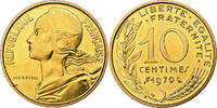 France 10 Centimes Marianne, Paris, Aluminum-Bronze -