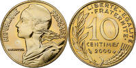 France 10 Centimes Marianne, Paris, Aluminum-Bronze -