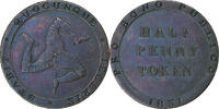United Kingdom Halfpenny Token William Callister, Copper -