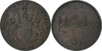 Great Britain 4 Keping British East Indies, Copper, KM:267 -