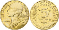 France 5 Centimes Marianne, Pessac, BU, Aluminum-Bronze -