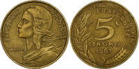France 5 Centimes Marianne, Paris, Aluminum-Bronze -