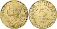 France 5 Centimes Marianne, Paris, Aluminum-Bronze, Gadoury:175 -
