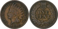 United States Cent Indian Head, Philadelphia, Bronze, KM:90a -