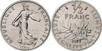 France 1/2 Franc Semeuse, Monnaie de Paris, série FDC, Nickel -