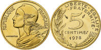France 5 Centimes Marianne, Monnaie de Paris, série FDC -