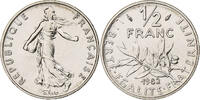 France 1/2 Franc Semeuse, Monnaie de Paris, série FDC, Nickel -
