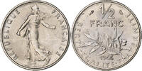 France 1/2 Franc Semeuse, Paris, Nickel, Gadoury:429, KM:931.1 -