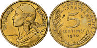 France 5 Centimes Marianne, Paris, Aluminum-Bronze -