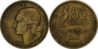 France 50 Francs Guiraud, Beaumont-Le-Roger, Cupro-Aluminium -