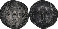France Double Sol Parisis Henri III, Bayonne, Billon -