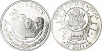 United States Dollar Mont Rushmore, San Francisco, Proof, Silver -