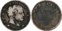 Italy 5 Soldi Kingdom of Italy, Napoleon I, Milan, Silver -