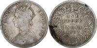 INDIA-BRITISH Rupee India-British, Victoria, Silver, KM:492 -