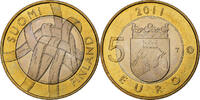 Finland 5 Euro Carélie, Vantaa, Bi-Metallic, KM:159 -