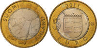 Finland 5 Euro Ostrobotnie, Vantaa, Bi-Metallic, KM:171 -