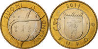 Finland 5 Euro Laponie, Vantaa, Bi-Metallic, KM:170 -