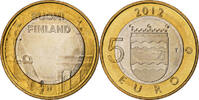 Finland 5 Euro 2012 Vantaa Helsinki and Uspenski Cathedrals, Vantaa, Bi-Metallic MS(63)