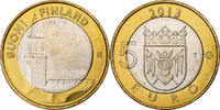 Finland 5 Euro Turku Cathedral, Vantaa, Bi-Metallic, KM:213 -