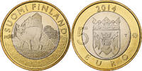 Finland 5 Euro Fox, Vantaa, Bi-Metallic, KM:210 -