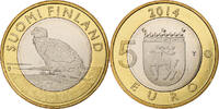 Finland 5 Euro White-tailed eagle, Vantaa, Bi-Metallic, KM:209 -