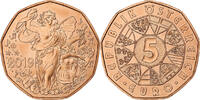 Austria 5 Euro New Year, Vienna, Copper -