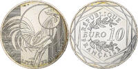 France 10 Euro Coq, MDP, Silver -