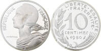 France 10 Centimes Marianne, MDP, Piéfort, Silver -