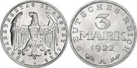 GERMANY, WEIMAR REPUBLIC 3 Mark Germany, Weimar Republic, Weimar Constitution, Berlin, Aluminum -