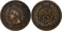 United States Cent Indian Head, Philadelphia, Copper, KM:90a -
