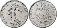 France 1/2 Franc Semeuse, Monnaie de Paris, série FDC, Nickel -