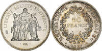 France 50 Francs Hercule, Monnaie de Paris, Silver, Gadoury:882 -