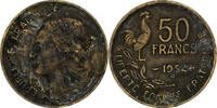 France 50 Francs Guiraud, Beaumont-Le-Roger, Cupro-Aluminium -