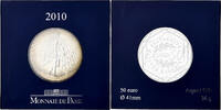 France 50 Euro Semeuse, Monnaie de Paris, Silver -