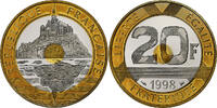 France 20 Francs Mont Saint Michel, Monnaie de Paris, Proof -