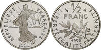 France 1/2 Franc Semeuse, Monnaie de Paris, Proof, Nickel -