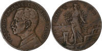 Italy 5 Centesimi Vittorio Emanuele III, Rome, Copper, KM:42 -