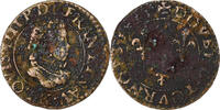 France Double Tournois Louis XIII, Bordeaux, Copper, Gadoury:6 -