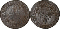France Double Tournois Louis XIII, Paris, Copper, Gadoury:8 -