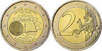 Luxembourg 2 Euro Traité de Rome, Bi-Metallic, KM:94 -