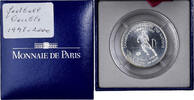 France Franc Doublé 1998-2000, Monnaie de Paris, BU, Silver -
