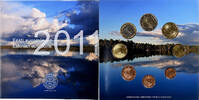 Estonia 1 Cent to 2 Euro BU -