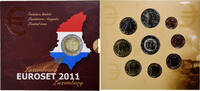 Luxembourg 1 Cent to 2 Euro BU, Utrecht -