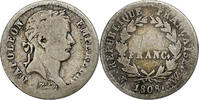 France 1/2 Franc Napoleon I, Lille, Silver, Gadoury:398 -