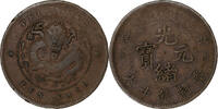 China 10 Cash Chihli Province, Guangxu, Copper, KM:67.3 -