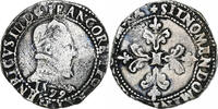 France Franc au Col Plat Henri III, Silver, Gadoury:496 -