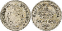 France 20 Centimes Napoleon III, Paris, Silver, Gadoury:309 -