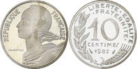 France 10 Centimes Marianne, Monnaie de Paris, Proof, Piéfort, Silver -