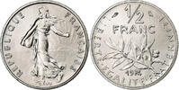 France 1/2 Franc Semeuse, Monnaie de Paris, série FDC, Nickel -